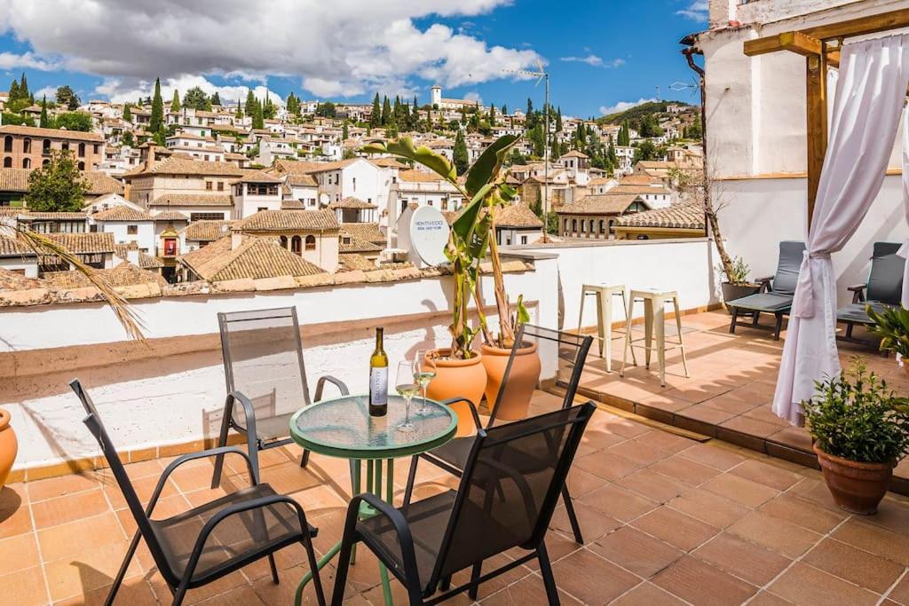 Cosy Loft With Amazing Terrace & Spectacular Views Apartment Granada Exterior photo