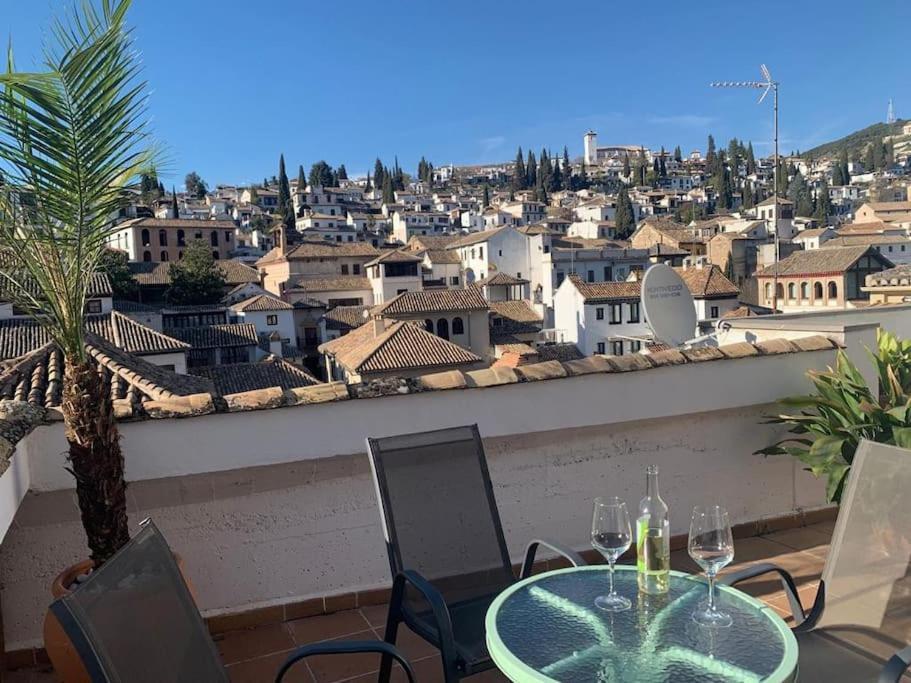 Cosy Loft With Amazing Terrace & Spectacular Views Apartment Granada Exterior photo